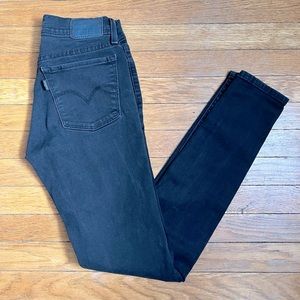 Levi’s 710 Super Skinny Black Jeans